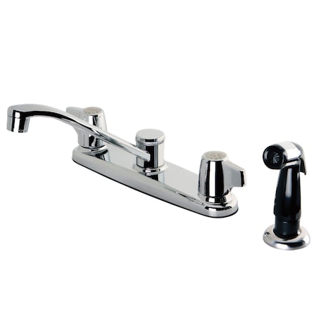 Kingston Brass KB262 Magellan Centerset Kitchen Faucet, Polished Chrome KB262